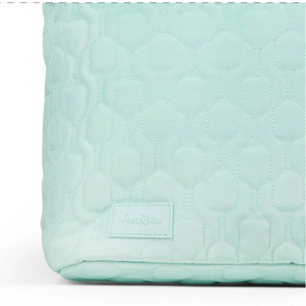 Ame & Lulu Light Blue tennis , pickleball , golf resort bag - Picture 4 of 14